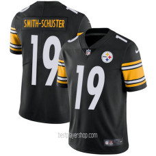 Youth Pittsburgh Steelers #19 Juju Smith Schuster Game Black Vapor Home Jersey Bestplayer